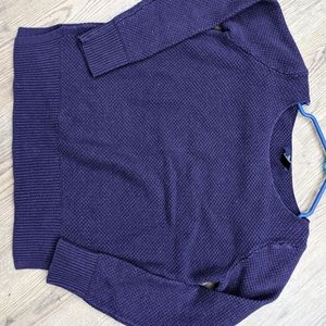 Dark purple sweater